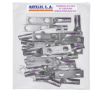 Terminal Eléctrico Doble Perforación 4-0 AWG Artelec (95mm²), perforación 13.5 mm.