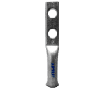 Terminal Eléctrico Doble Perforación Conico 6 awg Artelec (16mm²), perforación 7.0 mm