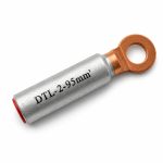 Terminal Eléctrico Bimetálico DTL-2 95 MM2, XL, Una perforación 12.8 mm.